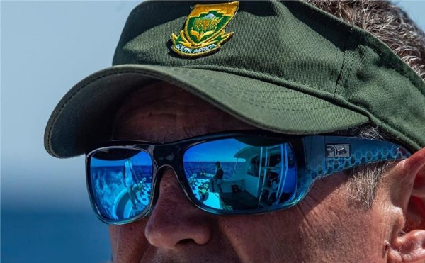 Marius giving us a cool view of boat.