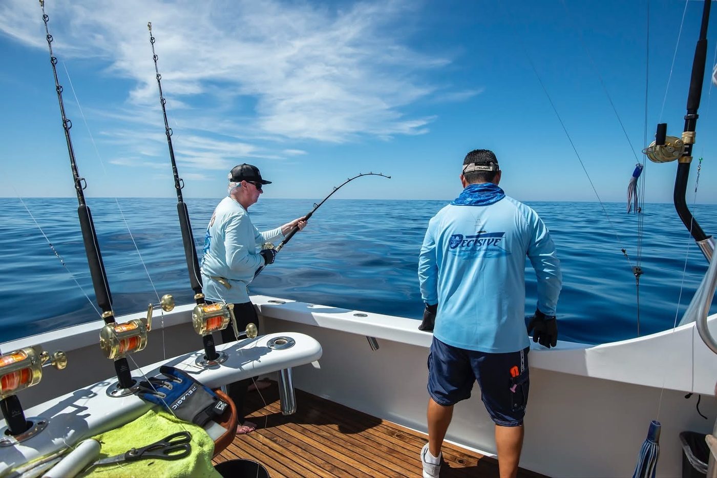 Fishing aboard Decisive in Guatemala