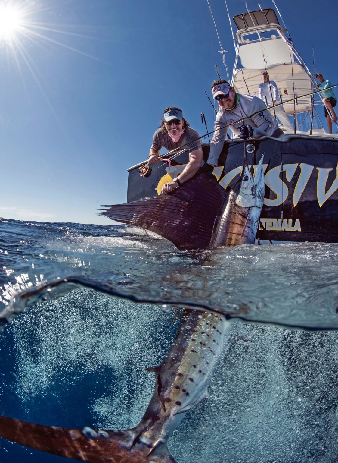 Decisive as a working fishing platform in Guatemala