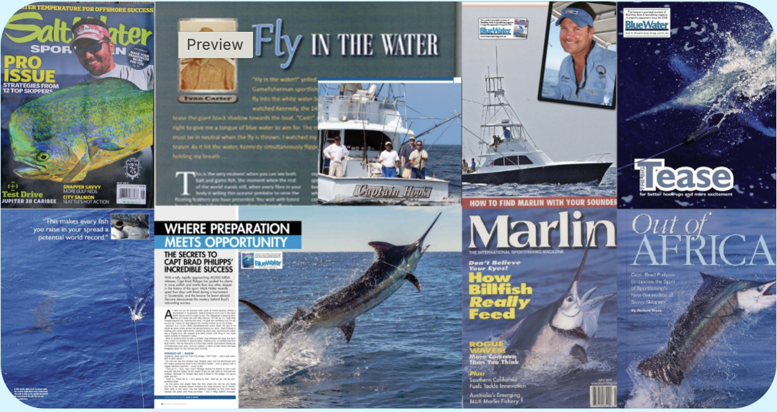Magazine feature collage