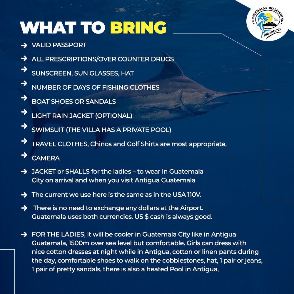 What to Bring Fishing