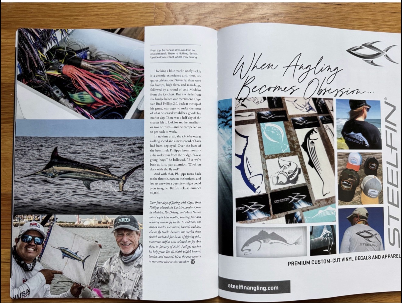 Closing spread of the Brad Philipps 2.0 feature