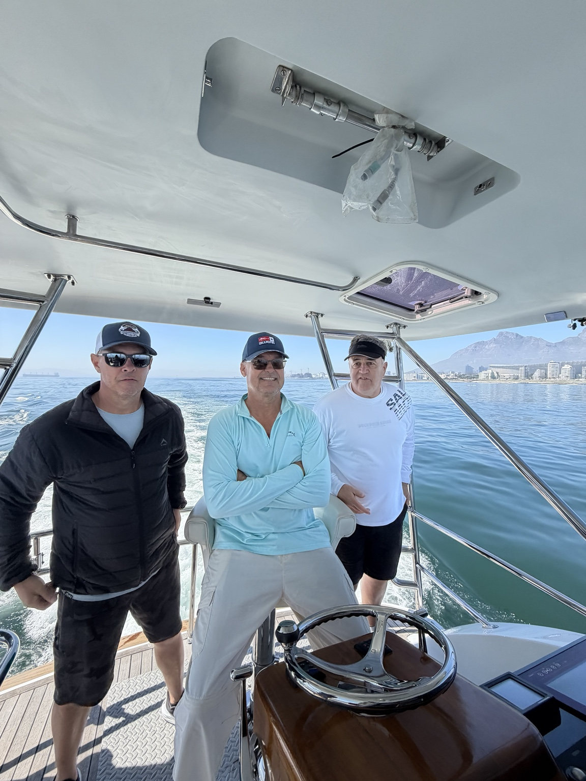View from the helm of the new Decisive